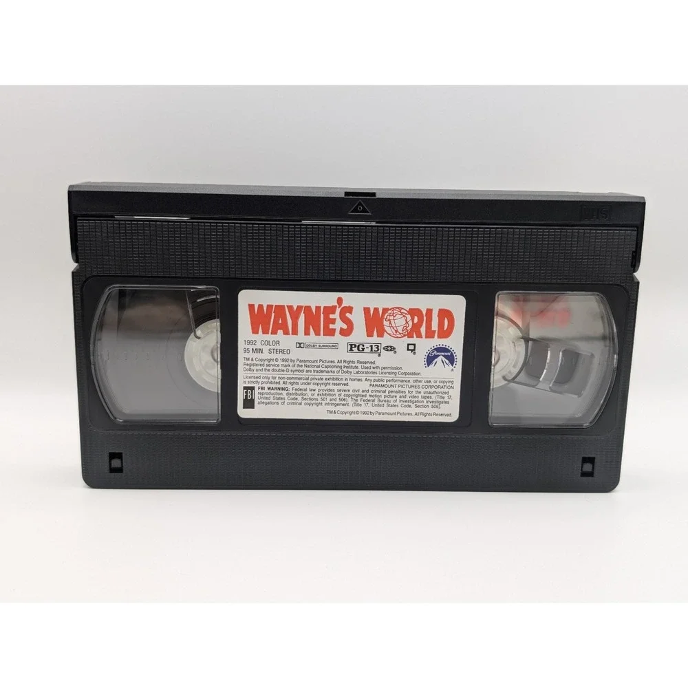 Wayne's World VHS 1992 Paramount Mike Myers Comedy - Tested for Playback - Picture 6 of 7